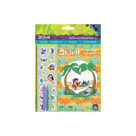 Disney Stitch Coloring & Activity Pack with Markers