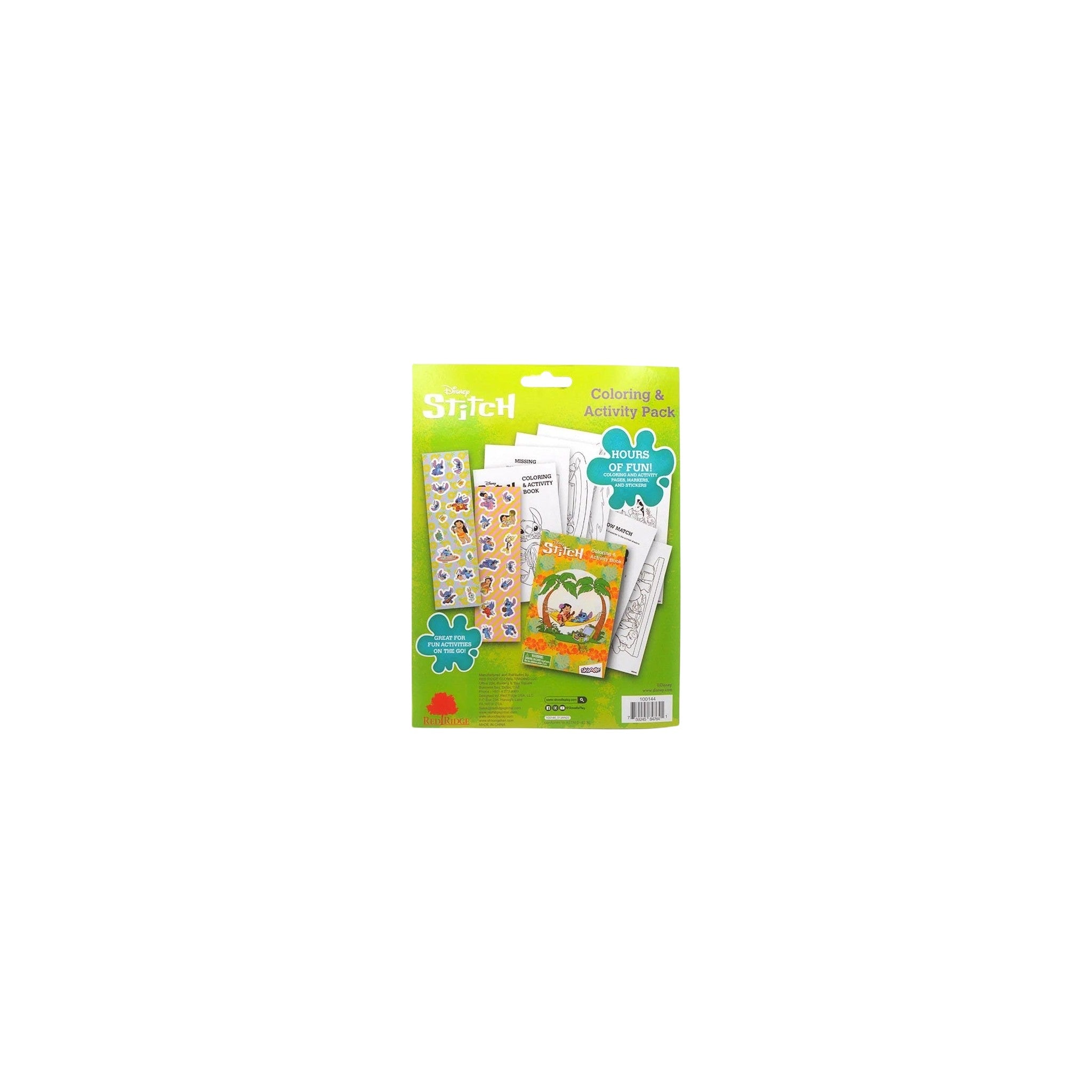 Disney Stitch Activity Pack Paper Green 17.5x22.5 CM 3 Pcs 3