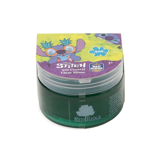 Stitch Crystal Clear Slime 4oz, Green