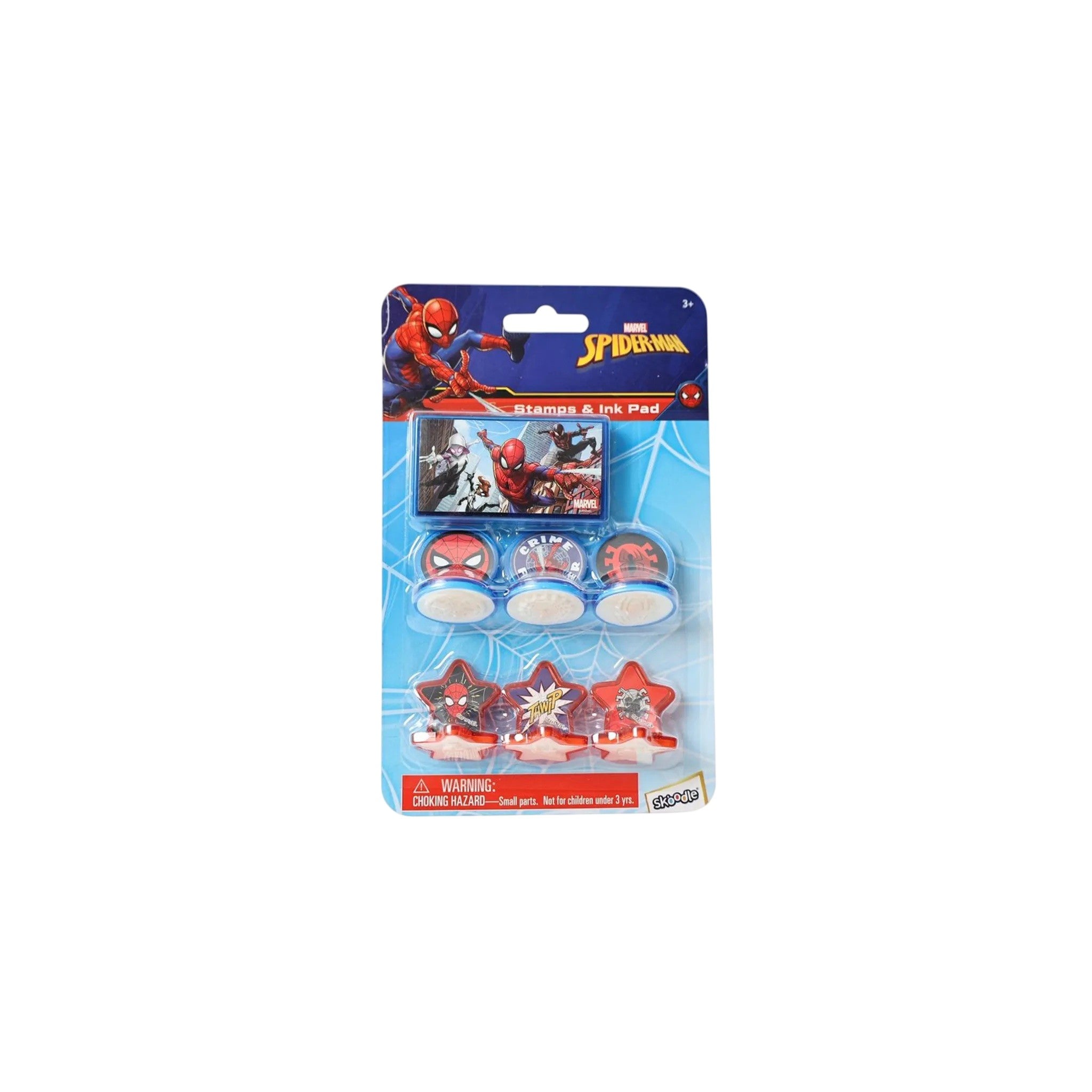Marvel Spiderman Stampers Paper Red 12.3x19.6 CM 6 Pcs 3+