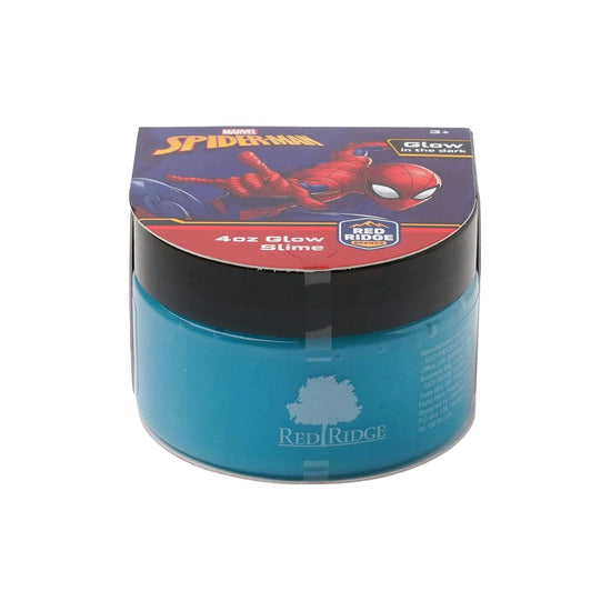 Marvel Spider-Man 4oz Glow Slime Blue Red