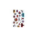 Marvel Spiderman Stickers Paper Red 10x19 CM 18 Pcs 3+