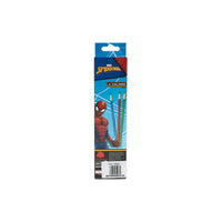 Marvel Spiderman Colored Pencil Wood Red 9x12.5 CM 12 Pcs 3+