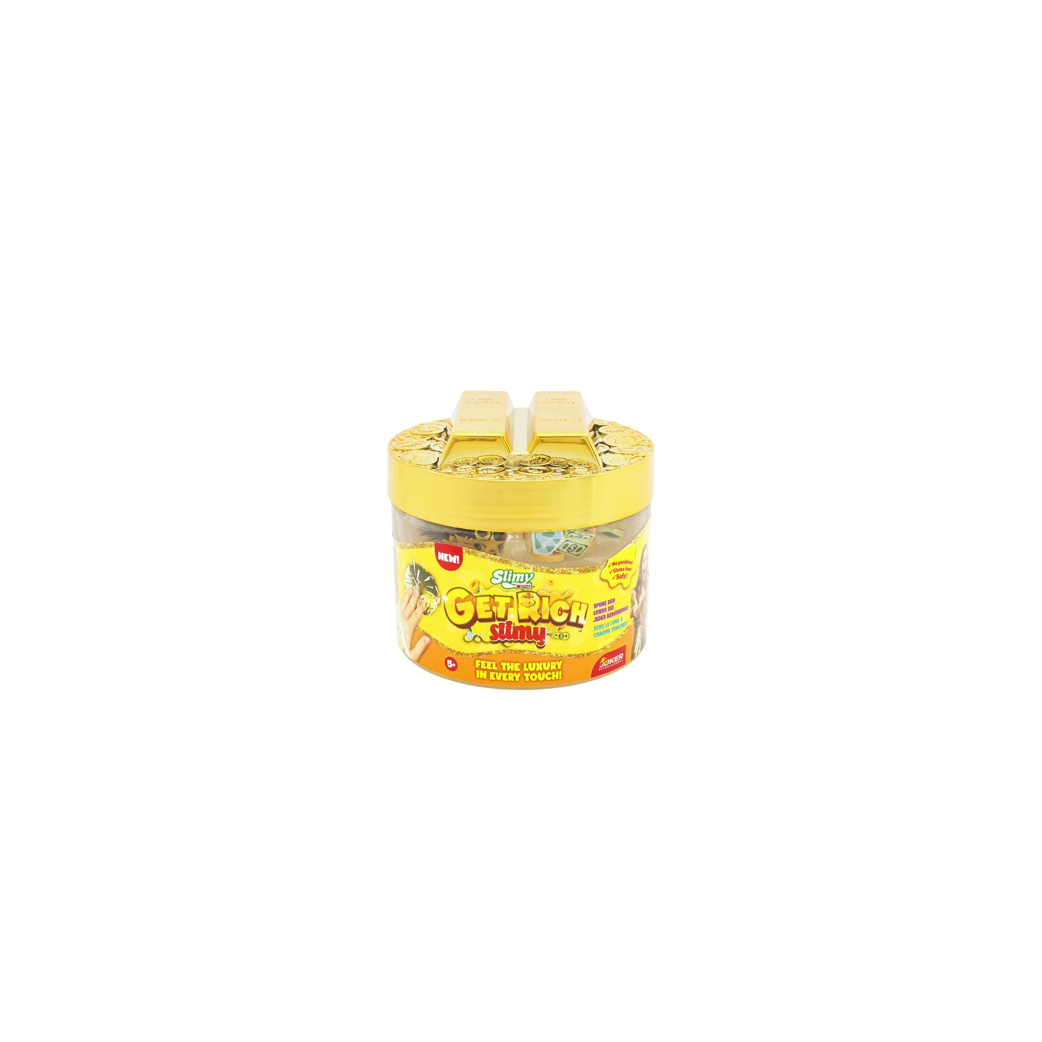 Get Rich Gold & Silver Slime Toy