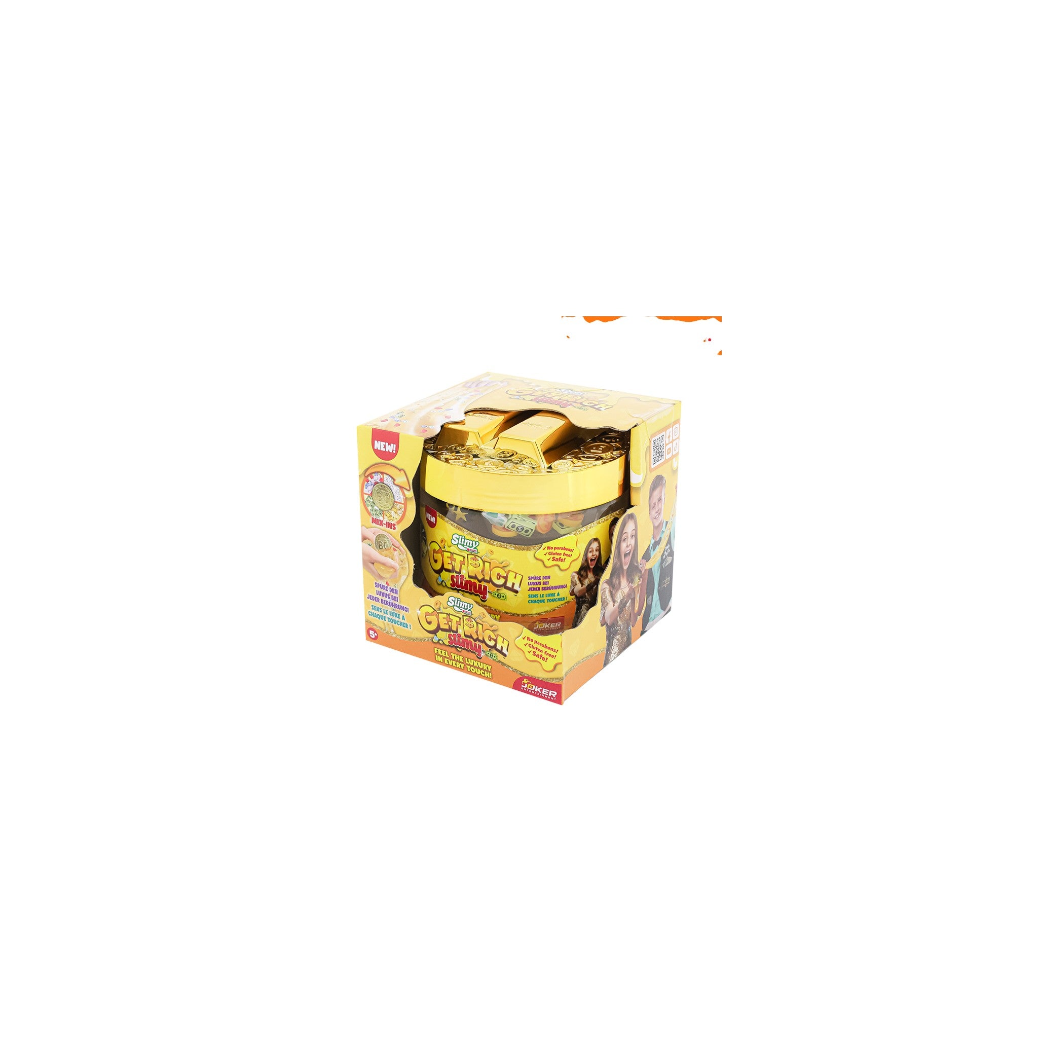 Get Rich Gold & Silver Slime Toy