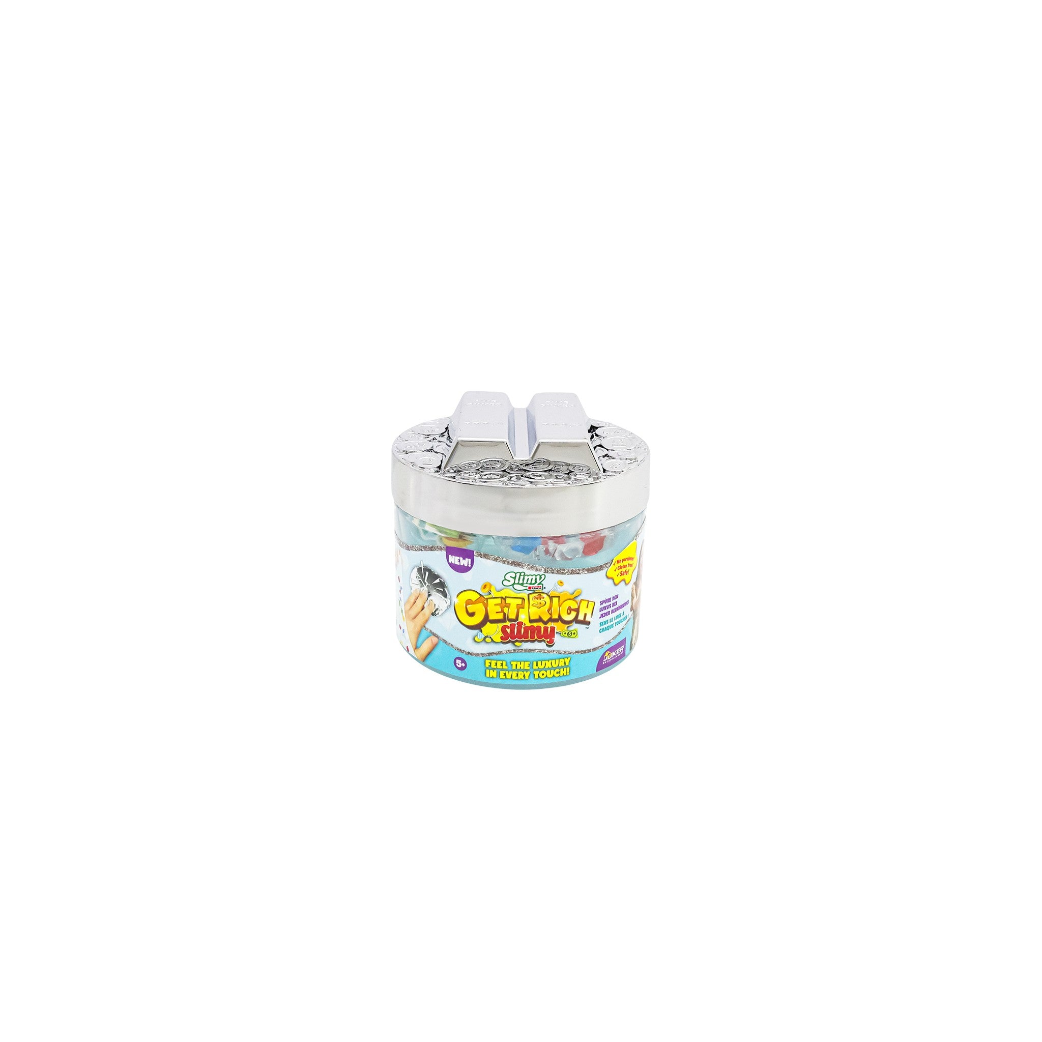Get Rich Gold & Silver Slime Toy
