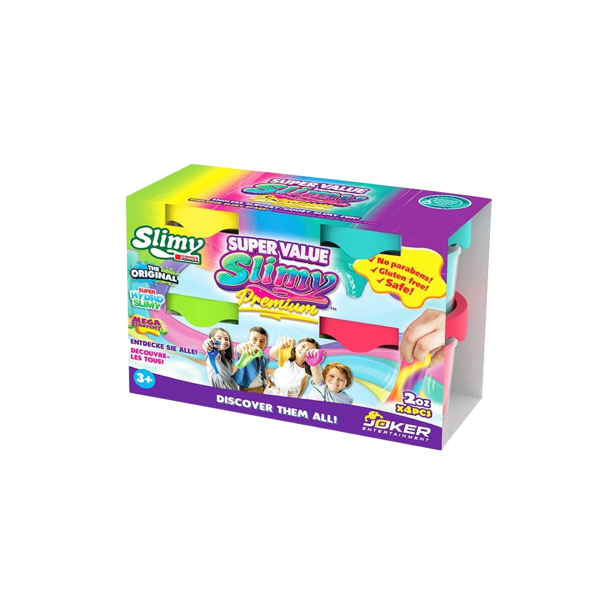 Slimy Super Value Slime 4 X 56 gm 2Oz