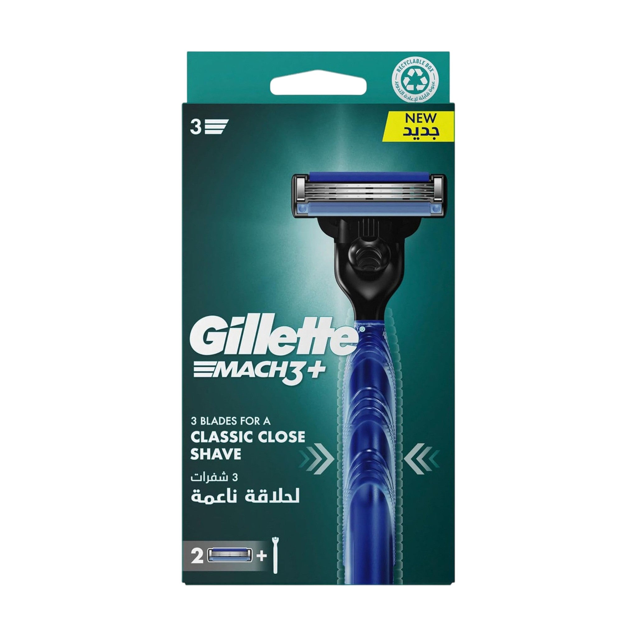 Gillette Mach 3 Plus Razor 2Up