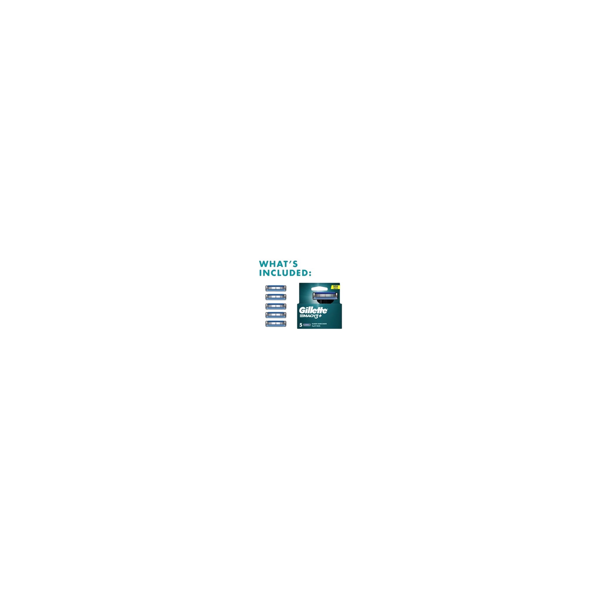 Gillette Mach 3 Plus Cartridge 3 pcs