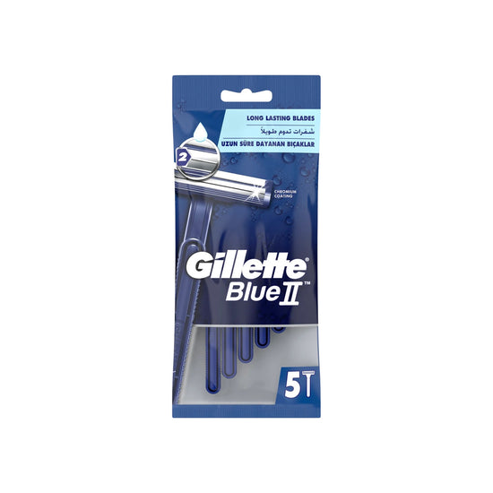 Gillette Blue II Shaving Tools 5 pcs
