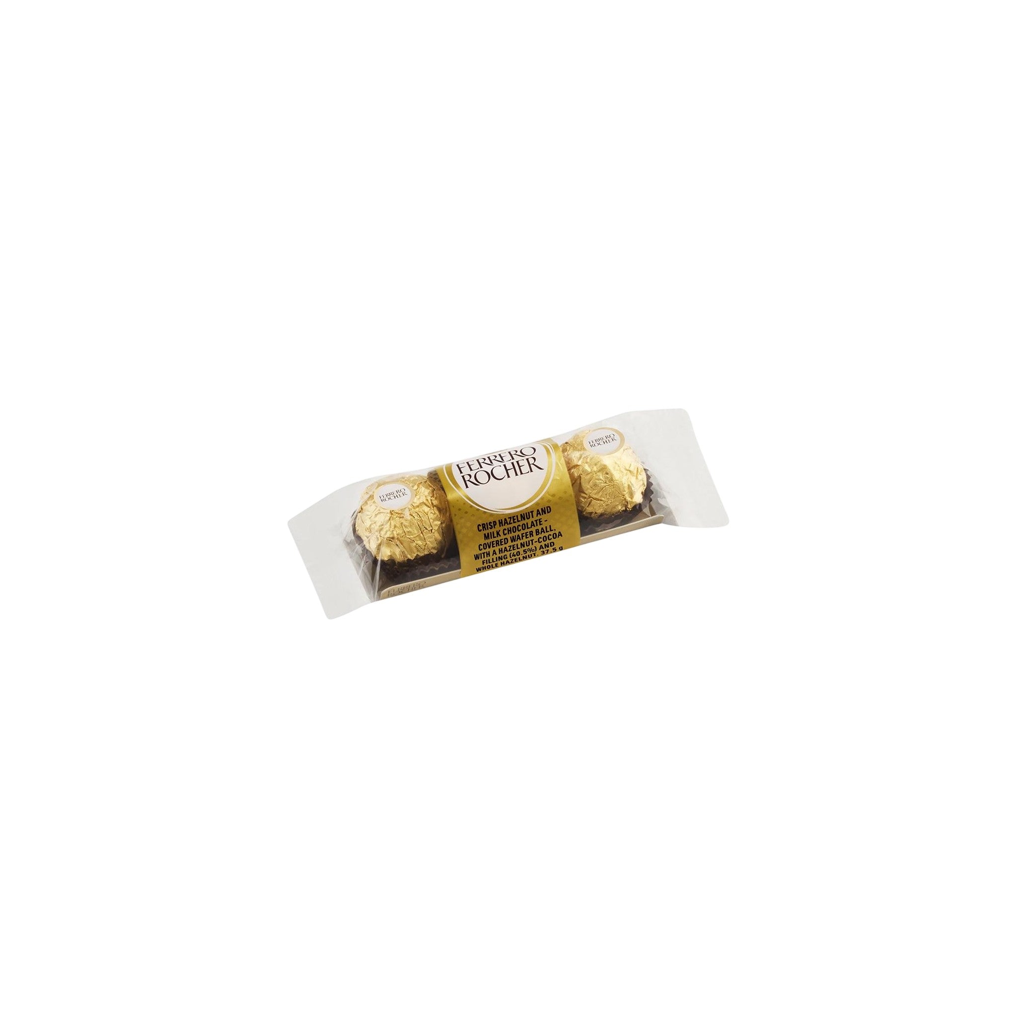 Ferrero Rocher Fine Hazelnut Milk Chocolates 37.5 gm 3 pcs