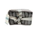 Bliss Face Towel Grey 400 GSM 30x30 CM 6 Pcs