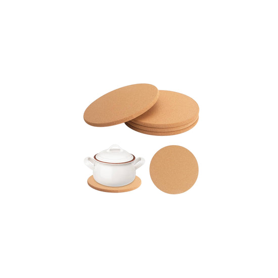 Basic Cork Trivets 19 x 0.8 cm Set of 3