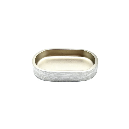 Grada Beige Soap Dish 12.5 x 9 x 2.4 cm