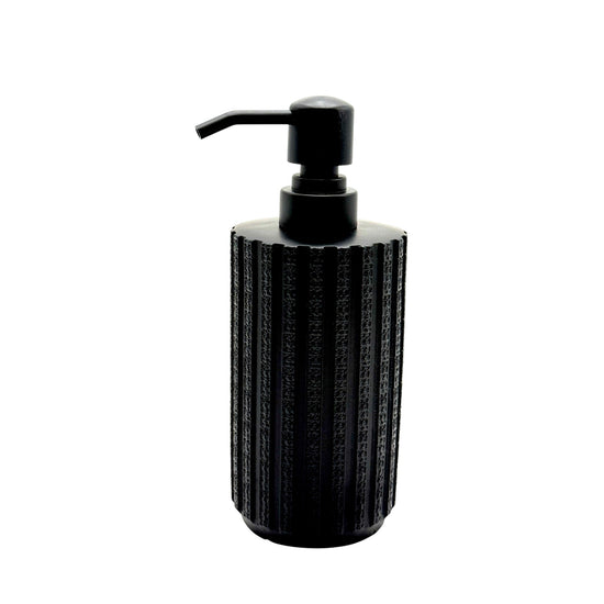 Lura Black Soap Dispenser 7.5 x 7.5 x 19.5 cm