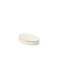 Soap Dish 100% Creamic Ivory 2.7x13.5x10 CM