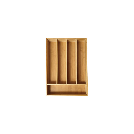 Basic Bamboo Extendable Cutlery Tray 28 45 x 33.5 x 5 cm