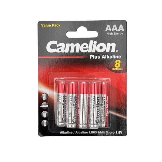 Camelion Alkaline AAA Battery 8 pcs