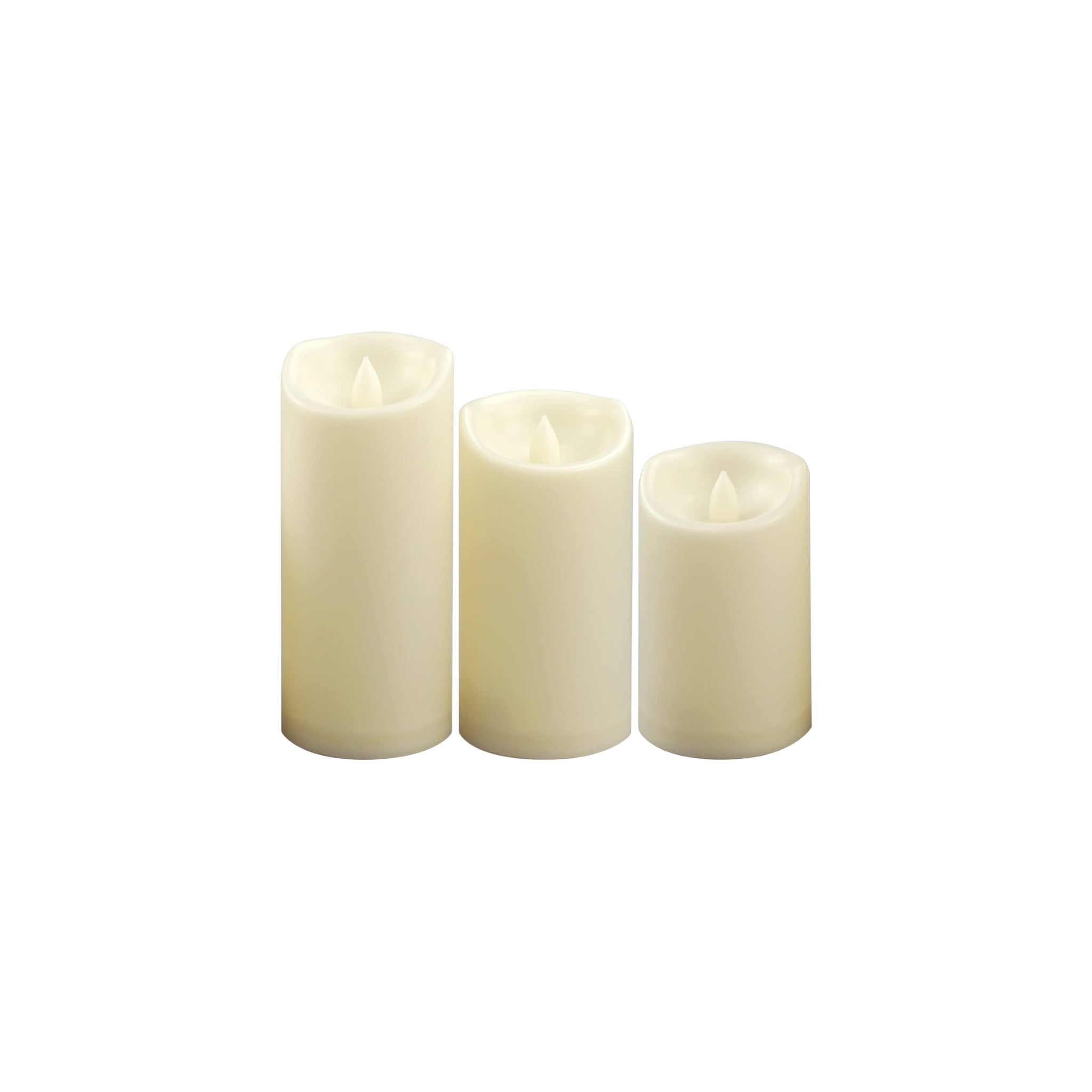 ClassicFlame LED Candle Light Plastic + Wax Ivory 7.5x22 C