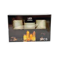 LED Candle Set 3 Pcs
