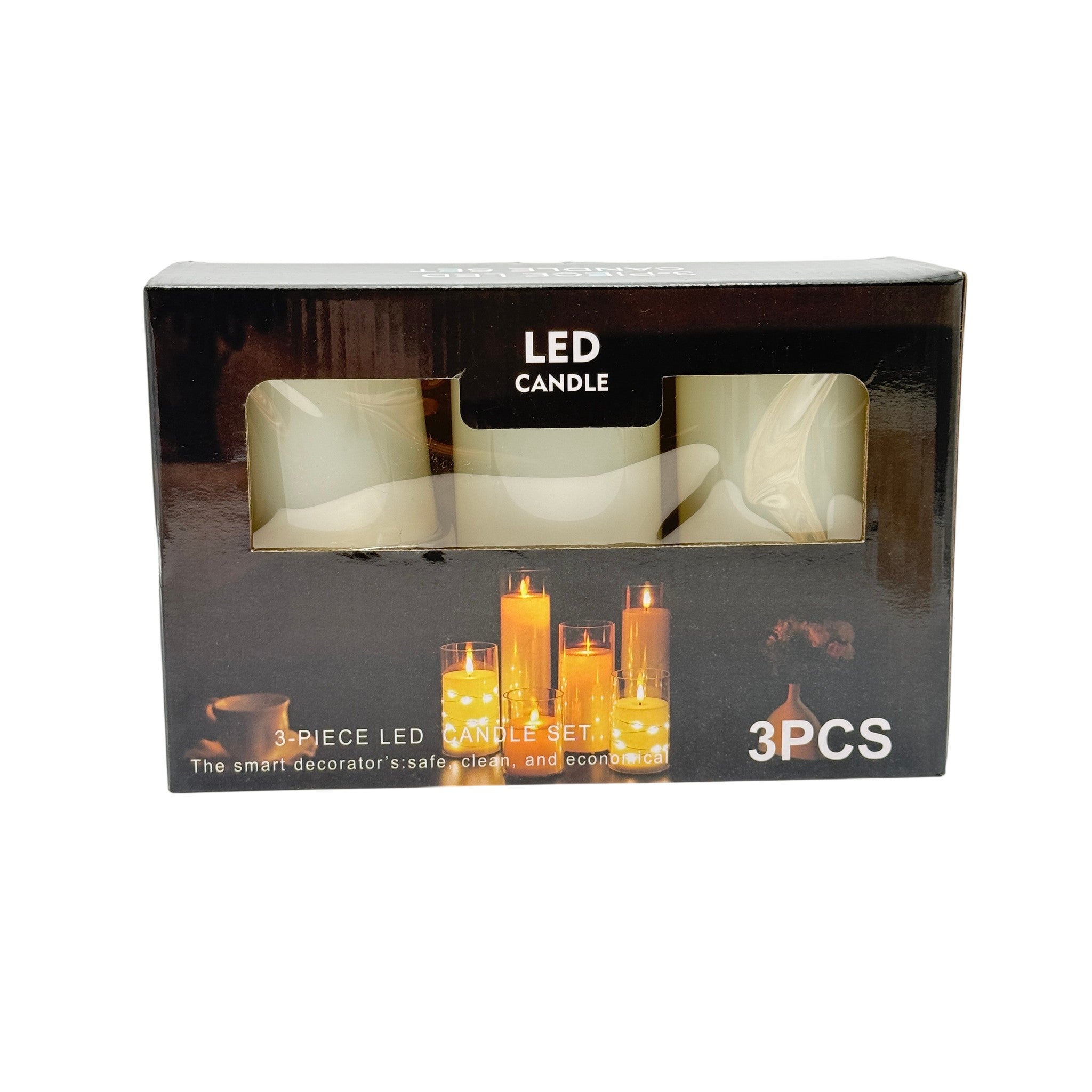 LED Candle Set 3 Pcs