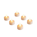 Flameless Flickering Tea Light Candles 12 Pcs