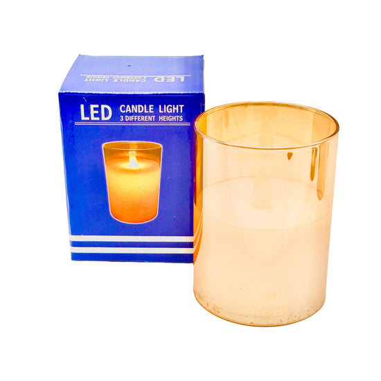 GlowGold LED Candle Light 7.5 x 10 cm