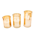 GlowGold LED Candle Light 7.5x10 CM Gold