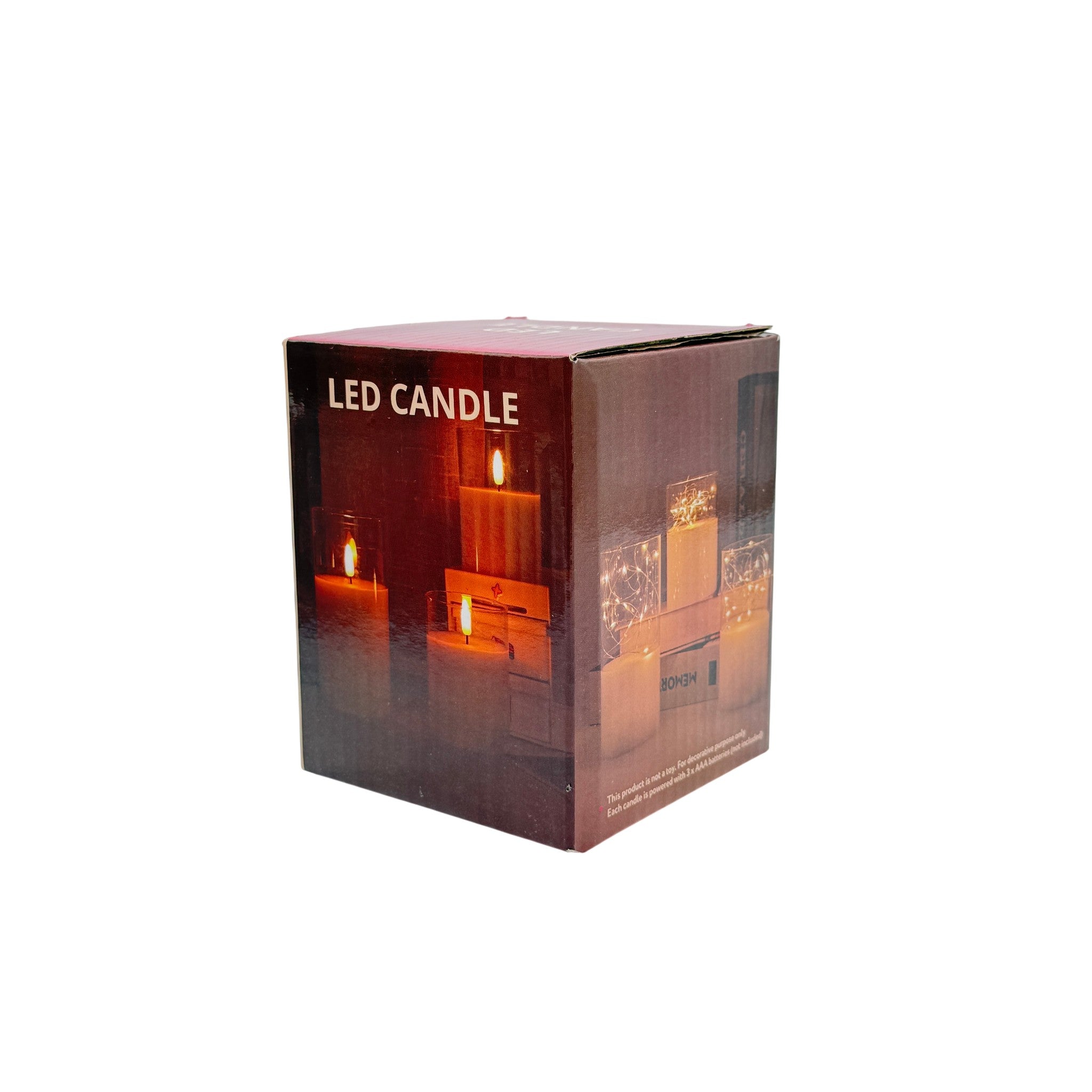 PureGlow LED Candle Light 10x7.5 CM White