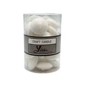 White Floating Craft Candle 30 Pcs