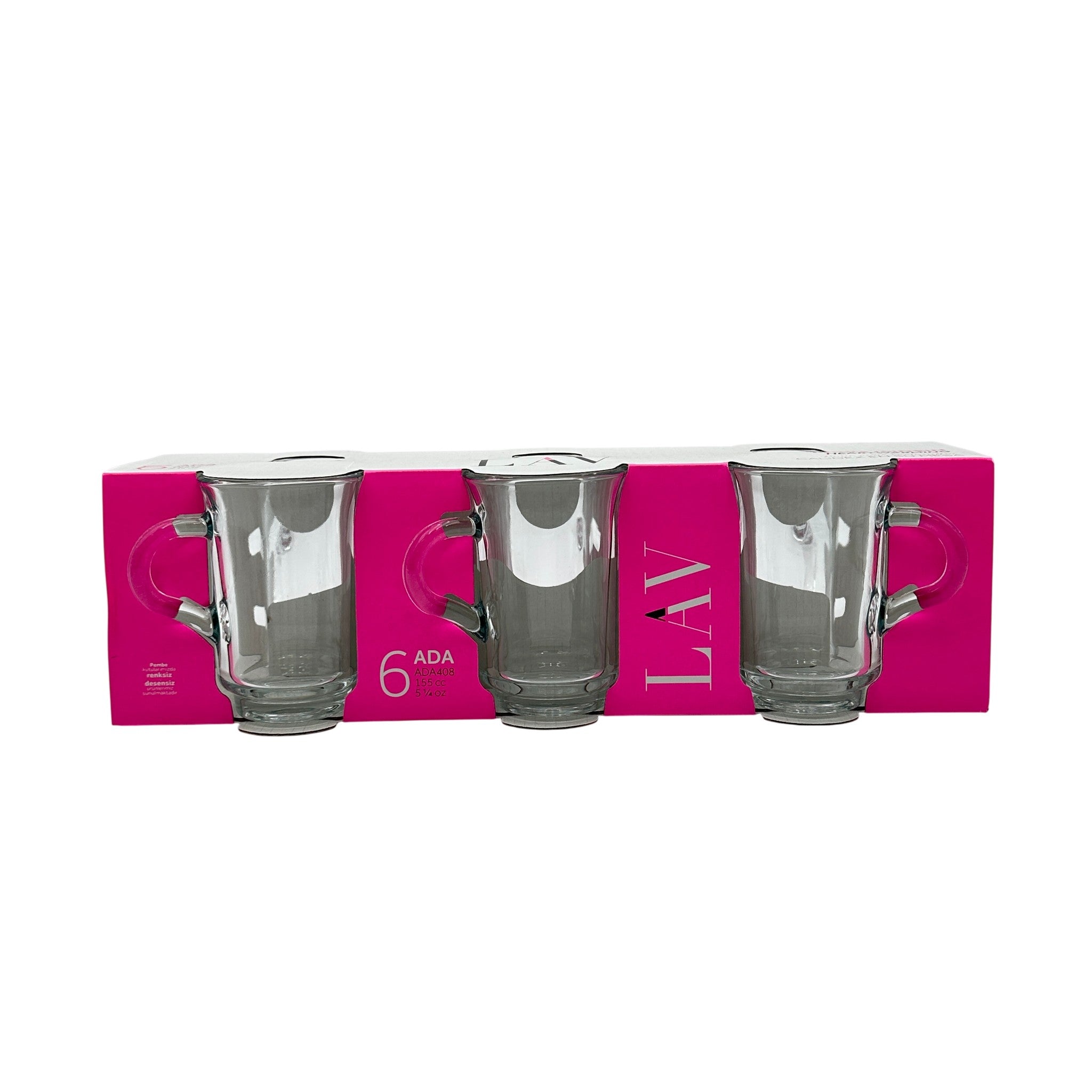LAV Ada Tea Glass 155Ml 6Pcs Set
