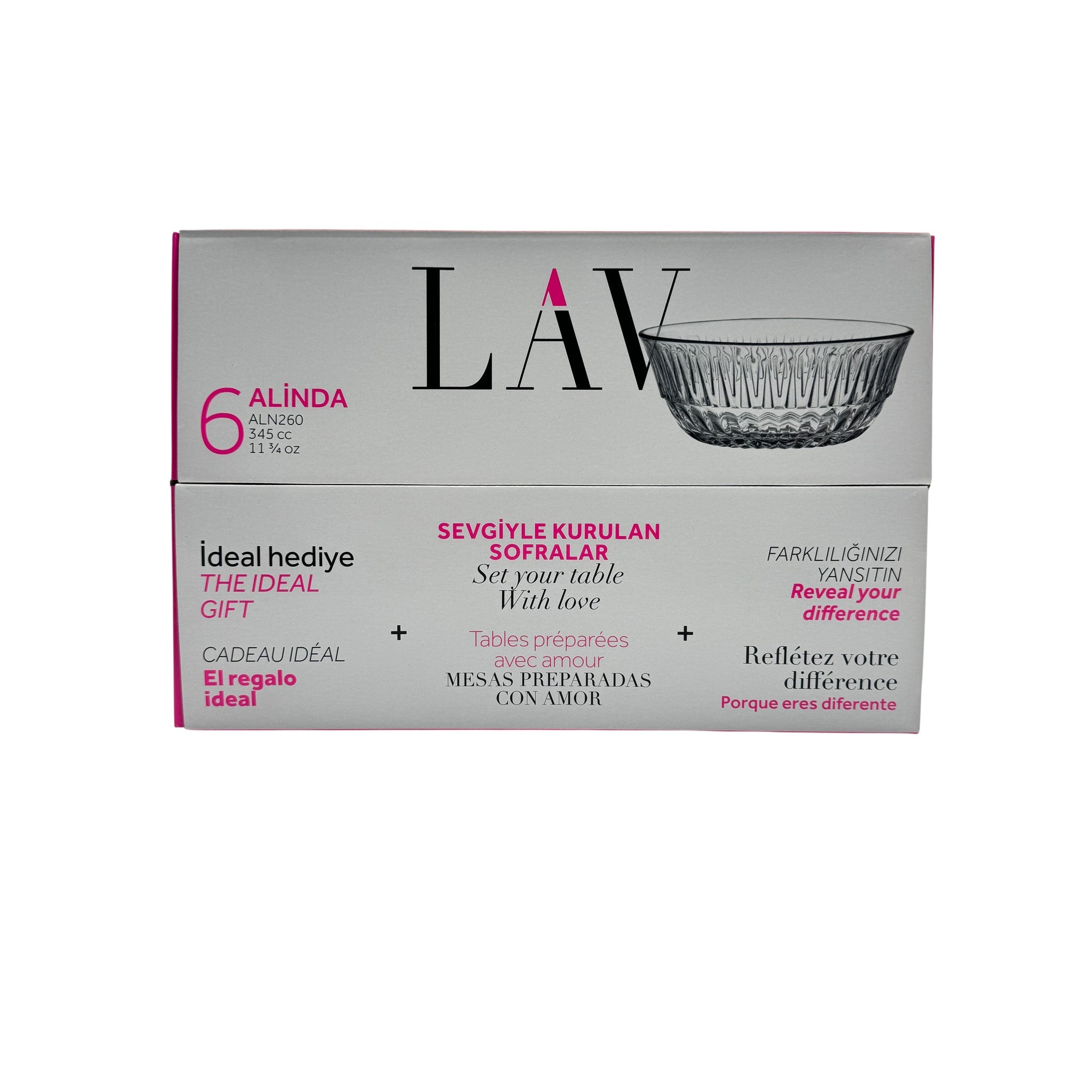 LAV Alinda Bowl 345Ml 6Pcs Set