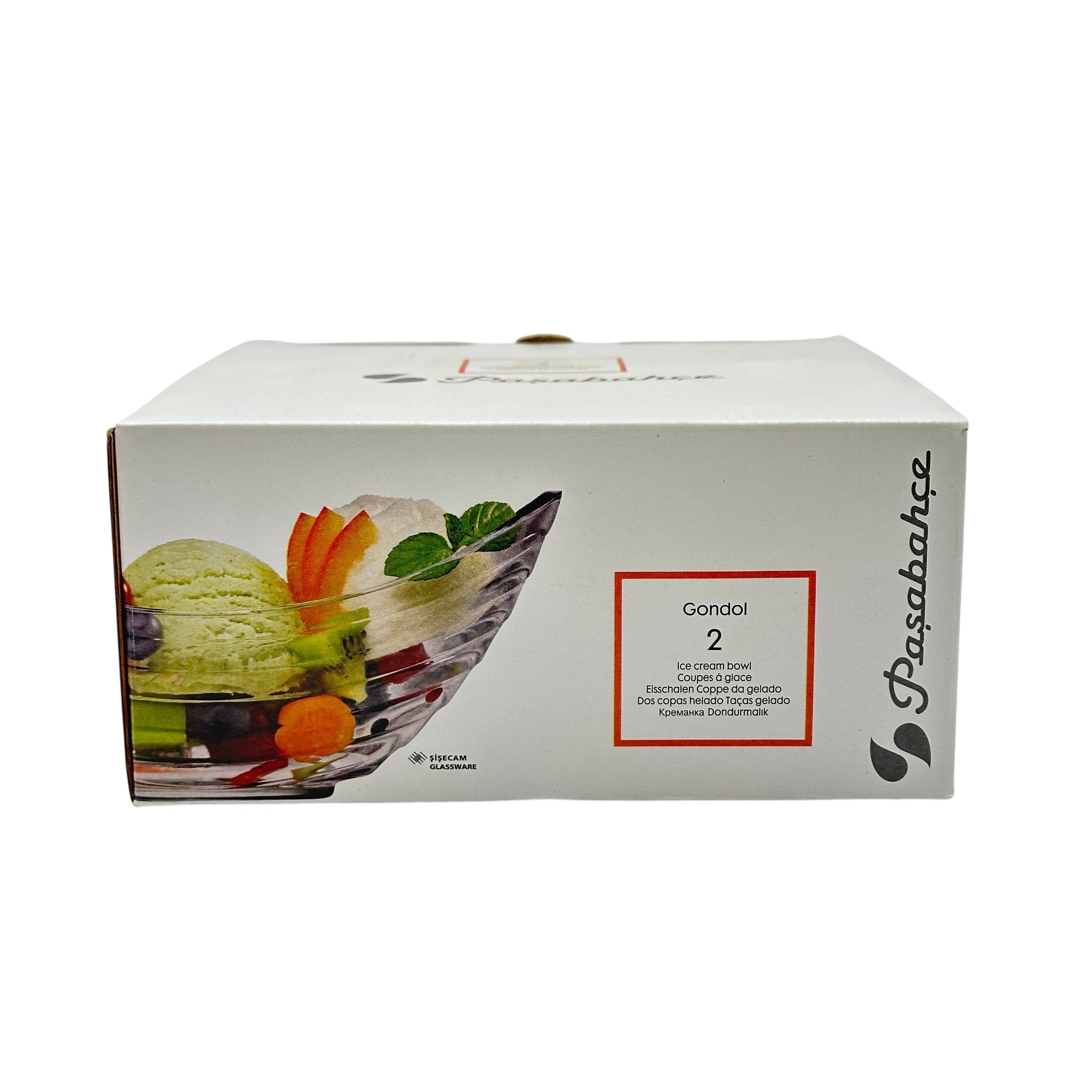PASABAHCE Gondol Ice Cream Bowl 204Ml 72Mm 2Pcs Set