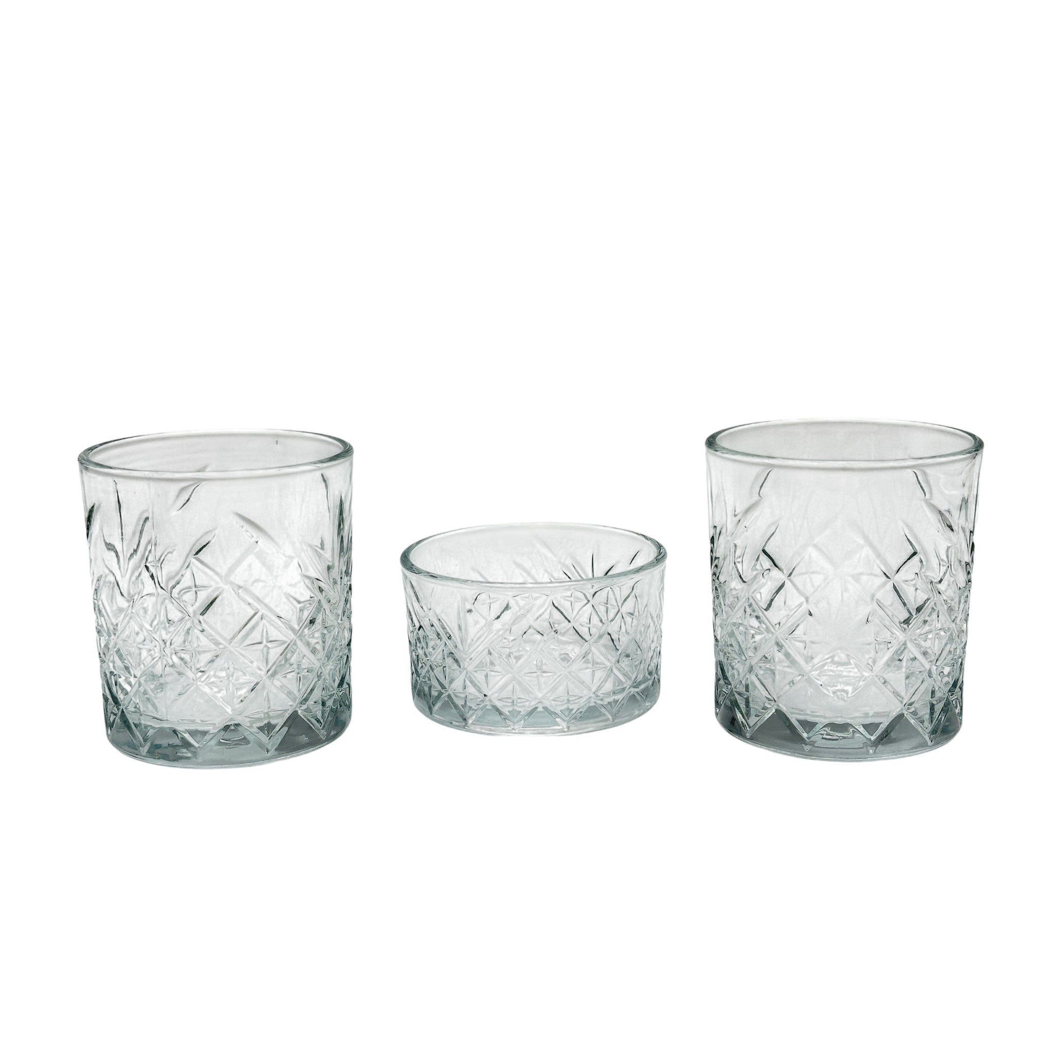 PASABAHCE Timeless Whisky Set 2 Glass + 1 Bowl