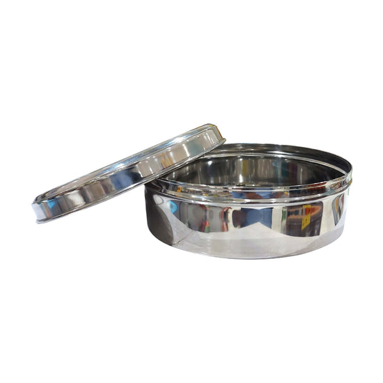 Basic Stainless Steel Poori Babba 18 cm