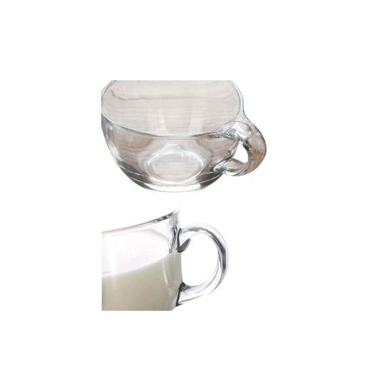 Glass Hamp Milk Cup Set of 2 Set