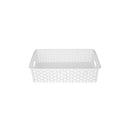 Eton Plastic Storage Basket Cream 36x26x8.5 CM 1 Pcs