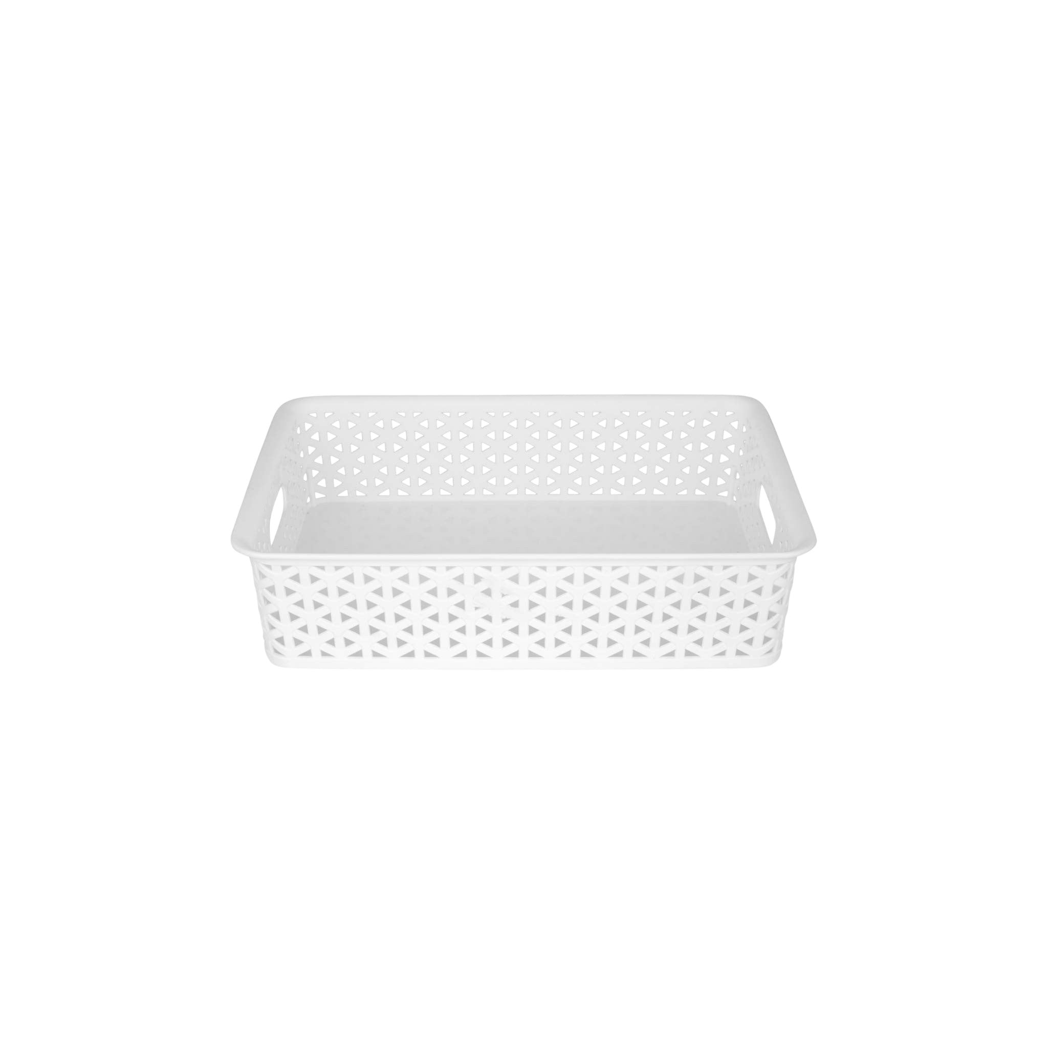 Eton Plastic Storage Basket Cream 36x26x8.5 CM 1 Pcs