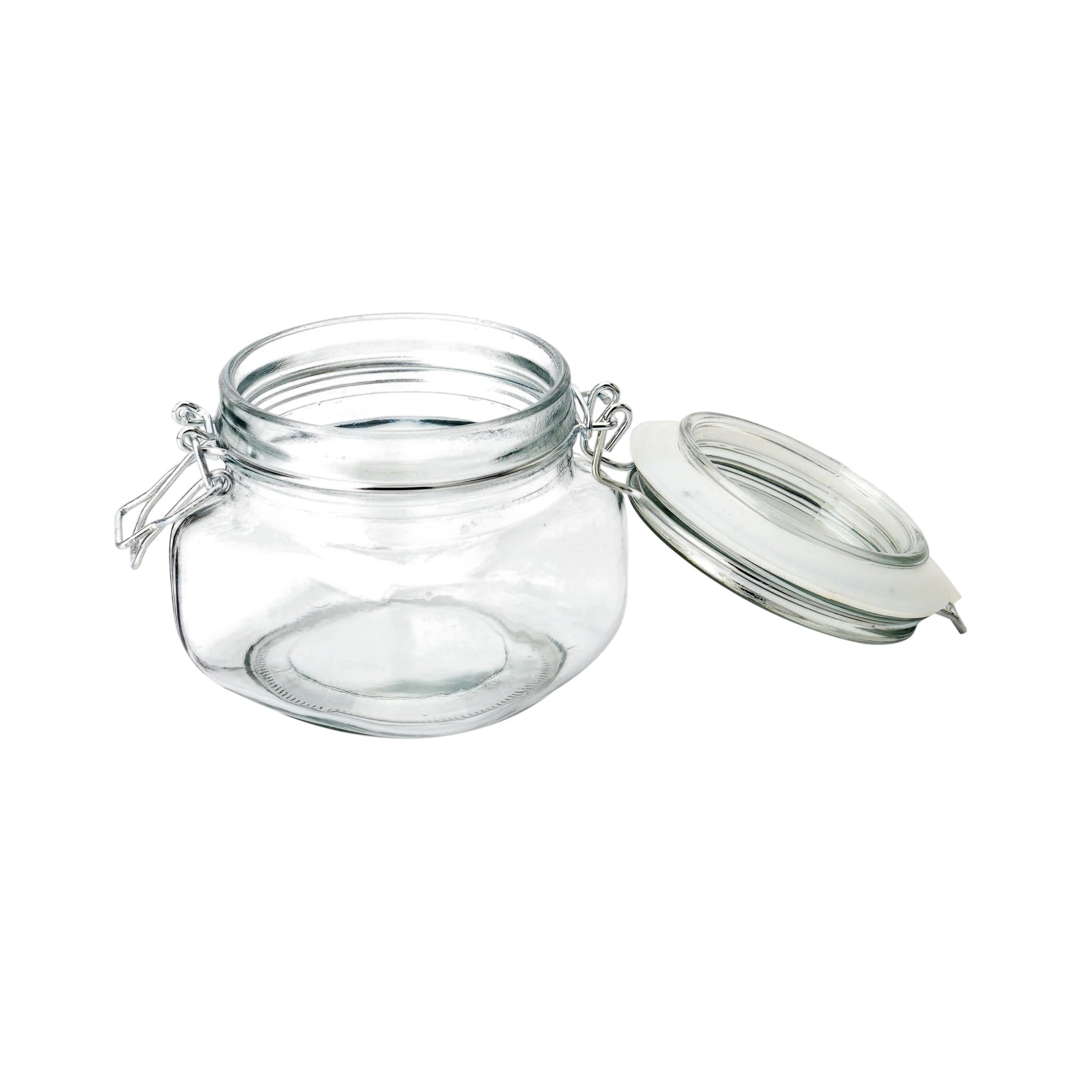 Everyday Clip On Glass Canister Clear 500 ML