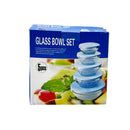 Canister Storage Jar Soda - Lime Glass + PP White ** CM