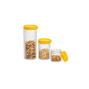 Canister Storage Jar Soda - Lime Glass + PP Clear 1000 ML 60
