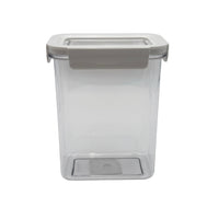Canister Storage Jar Pet+PP+Silicone White 1800 ML 1 Pcs