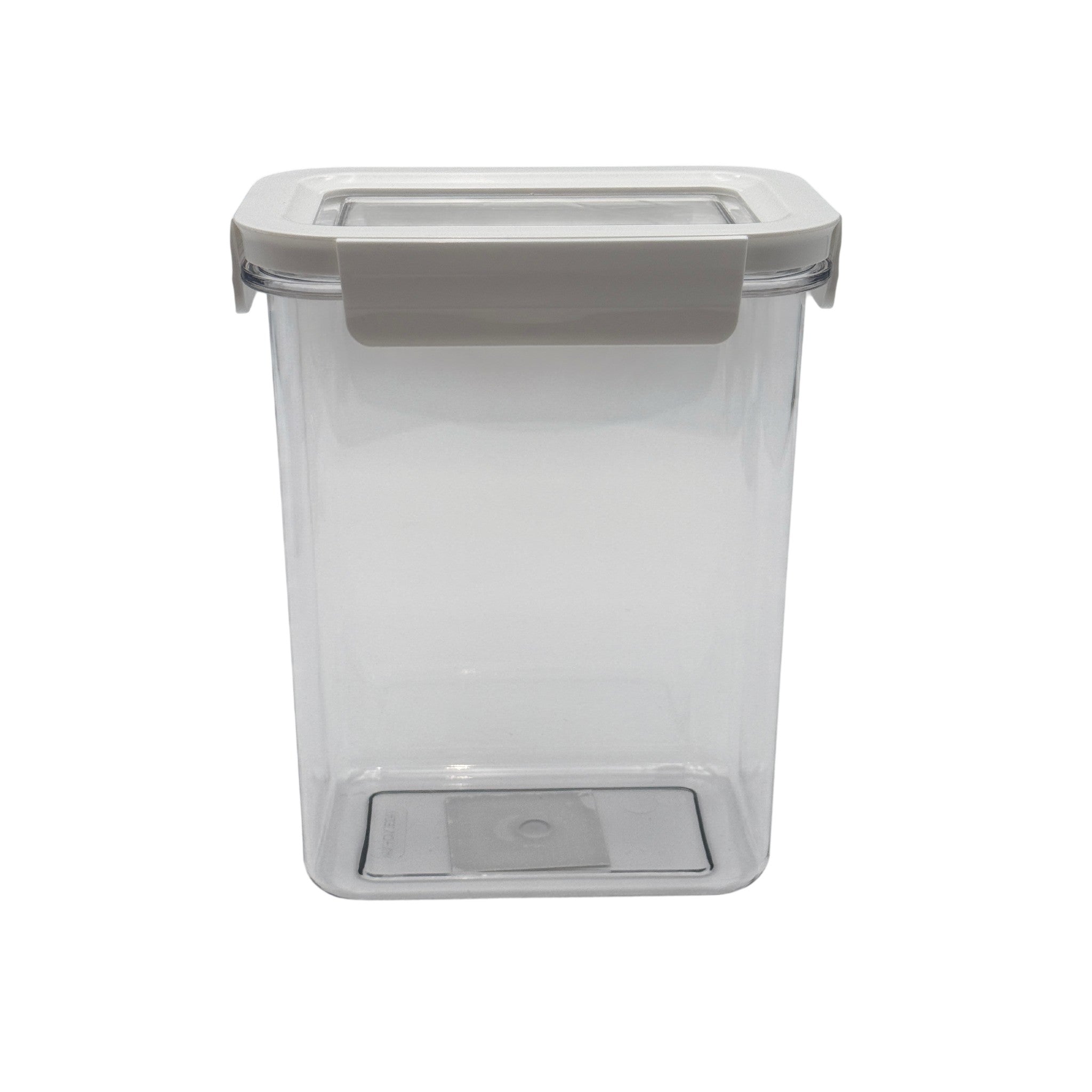 Canister Storage Jar Pet+PP+Silicone White 1800 ML 1 Pcs