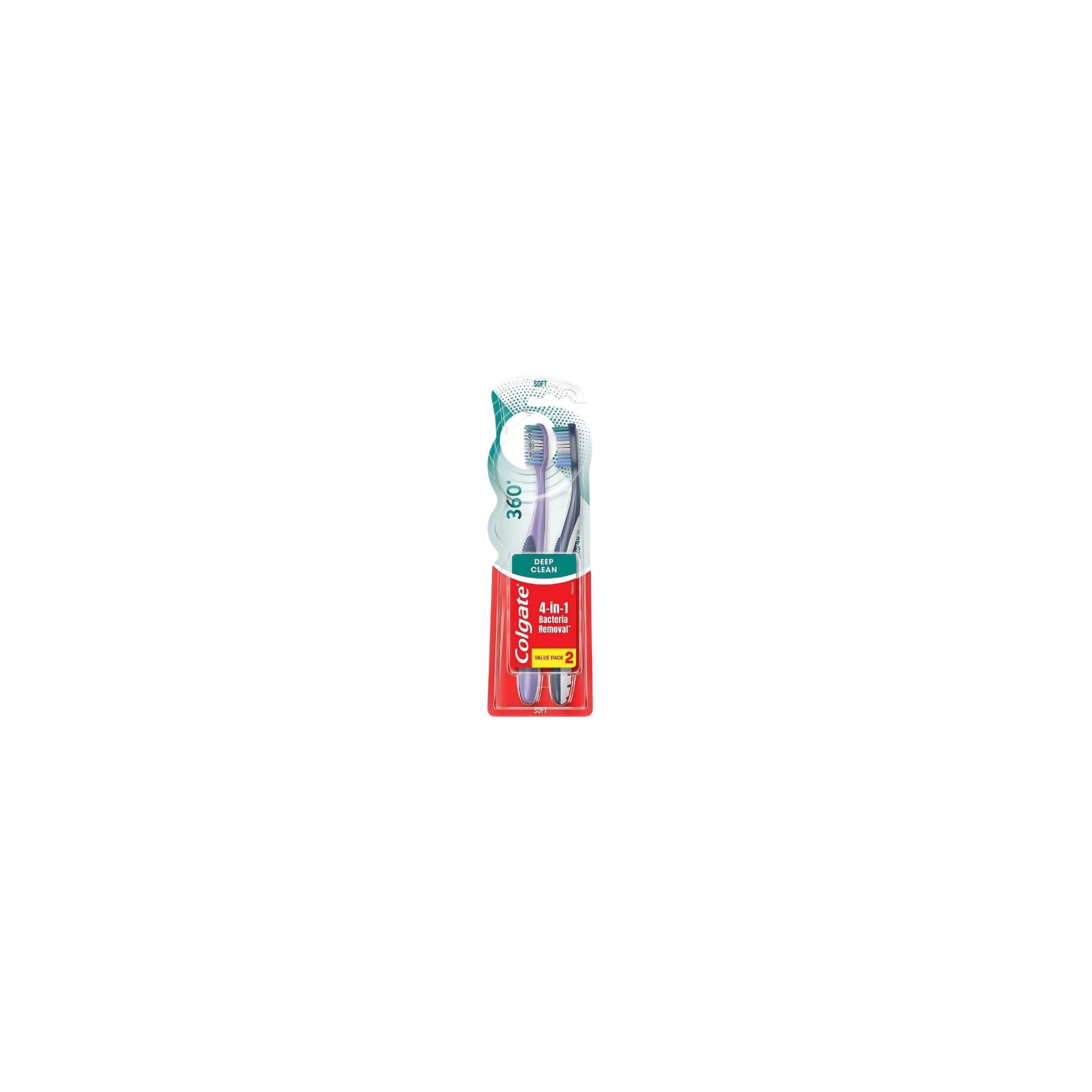 Colgate Toothbrush 360 Soft 2 pcs