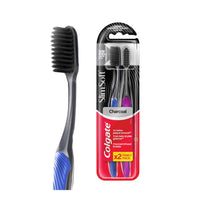 Colgate Toothbrush Slim Soft Charcoal 2 pcs