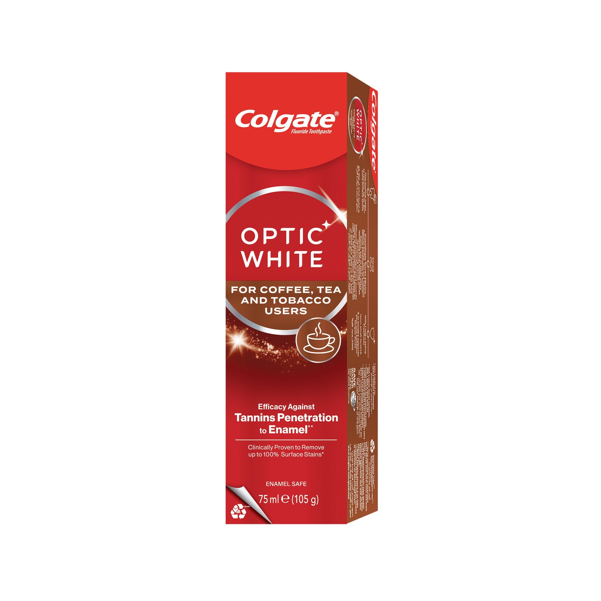 Colgate Toothpaste White Coffee Tobacco Stain Remover 75ml