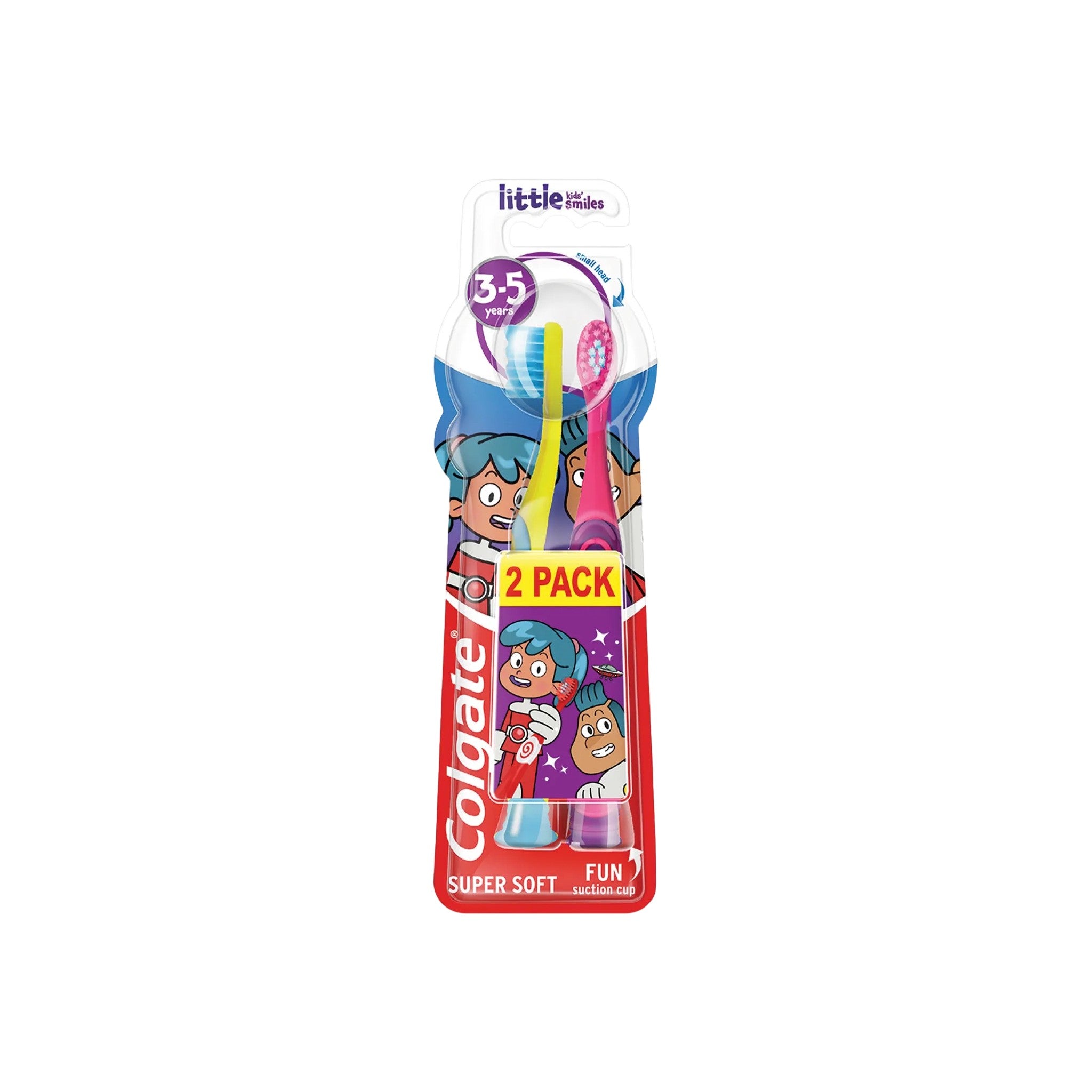 Colgate Toothbrush Manual 3-5 Big Kid Smile 2 pcs