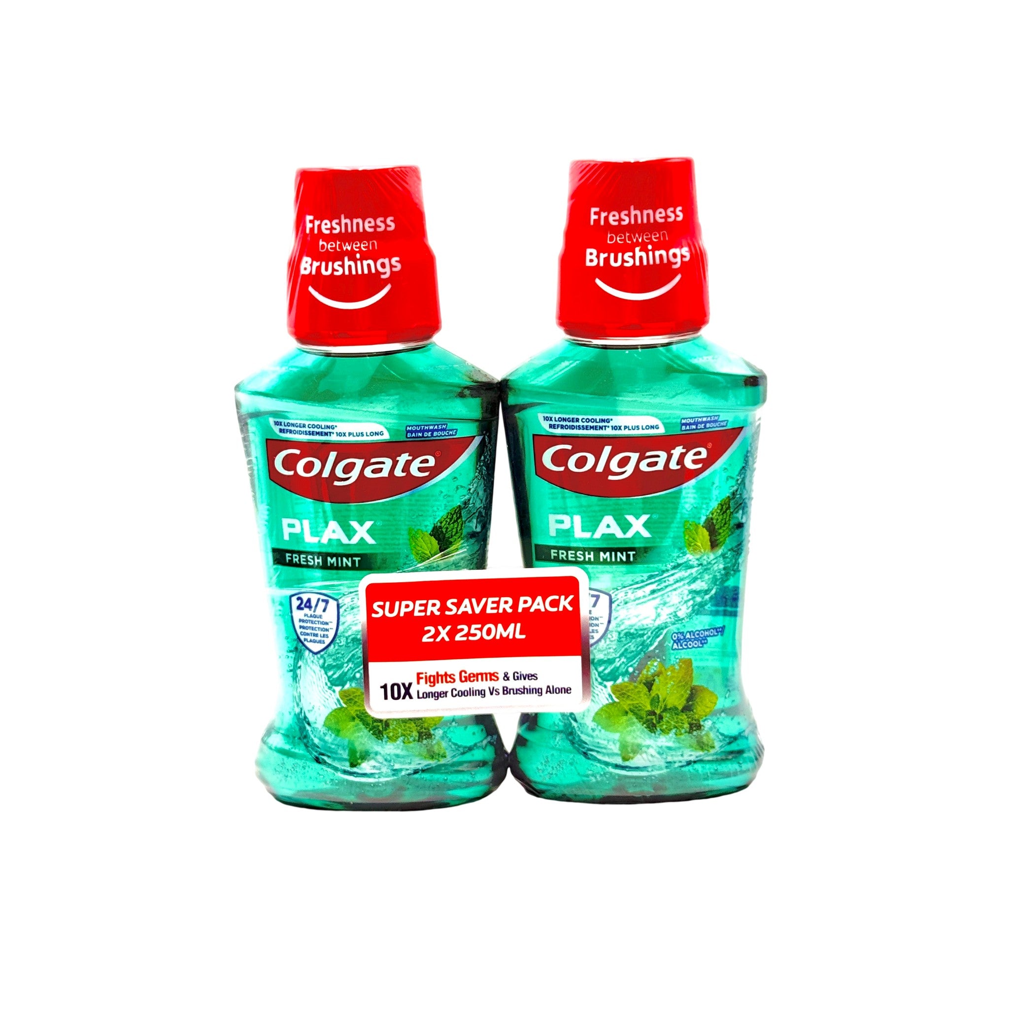 Colgate Plax Fresh Mint Mouthwash 250 ml 2 pcs