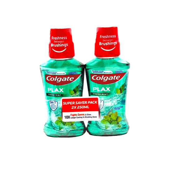 Colgate Plax Fresh Mint Mouthwash 250 ml 2 pcs