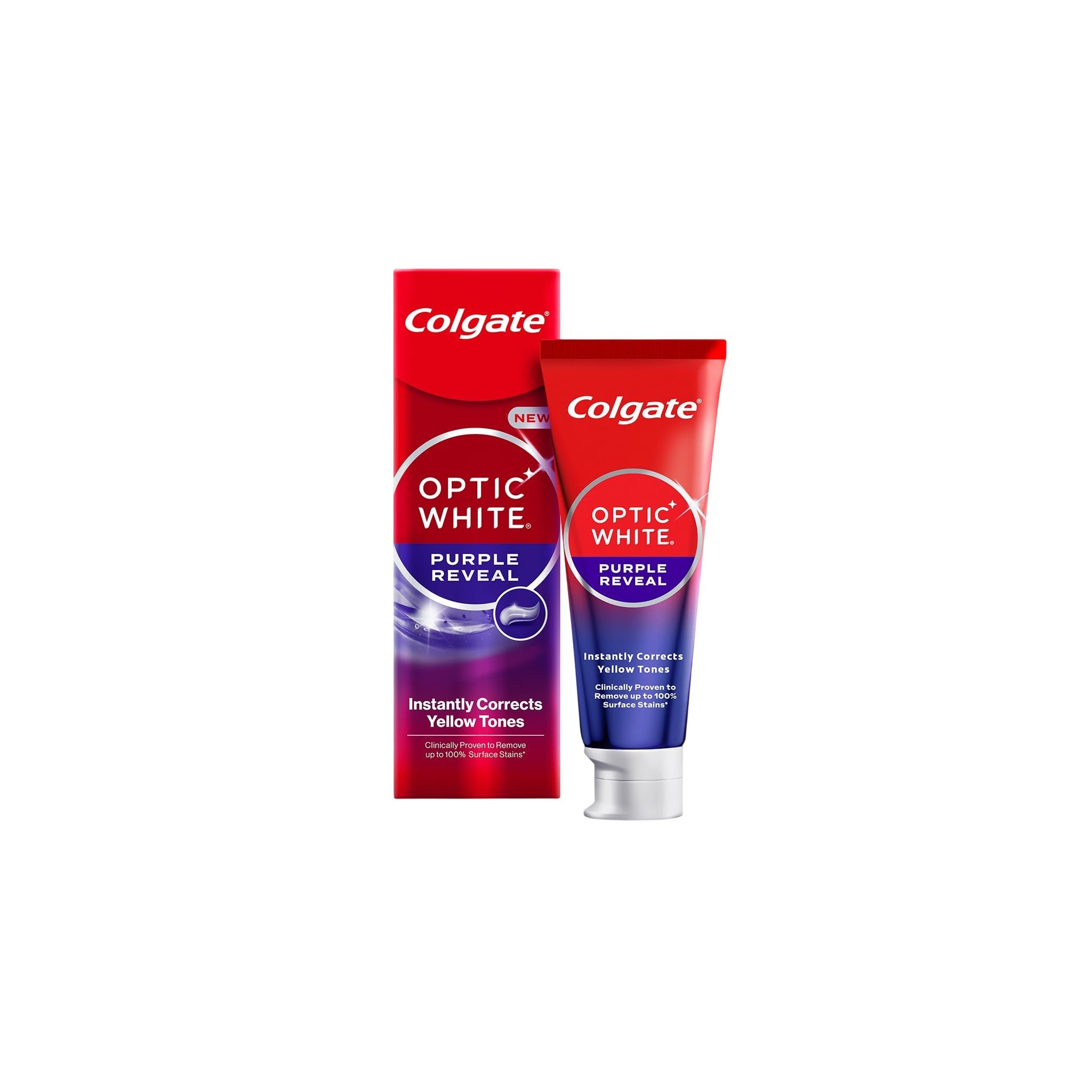 Colgate Toothpaste Optic White Purple Reveal 75 ml